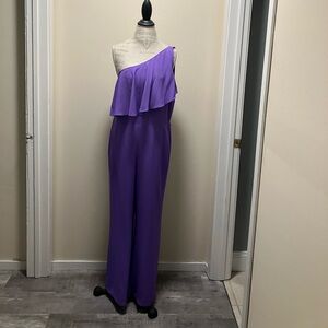 One shoulder sexy jumpsuit by Ralph Lauren